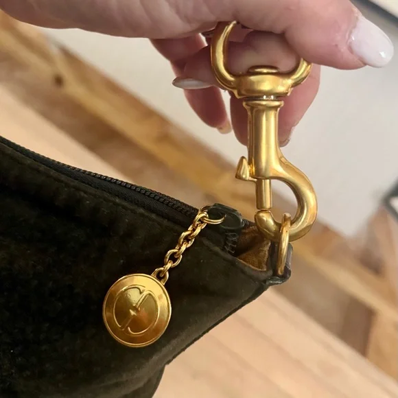 EUC RARE Gucci Dark Green Nubuck Hobo Shoulder Bag Purse - Picture 11 of 14